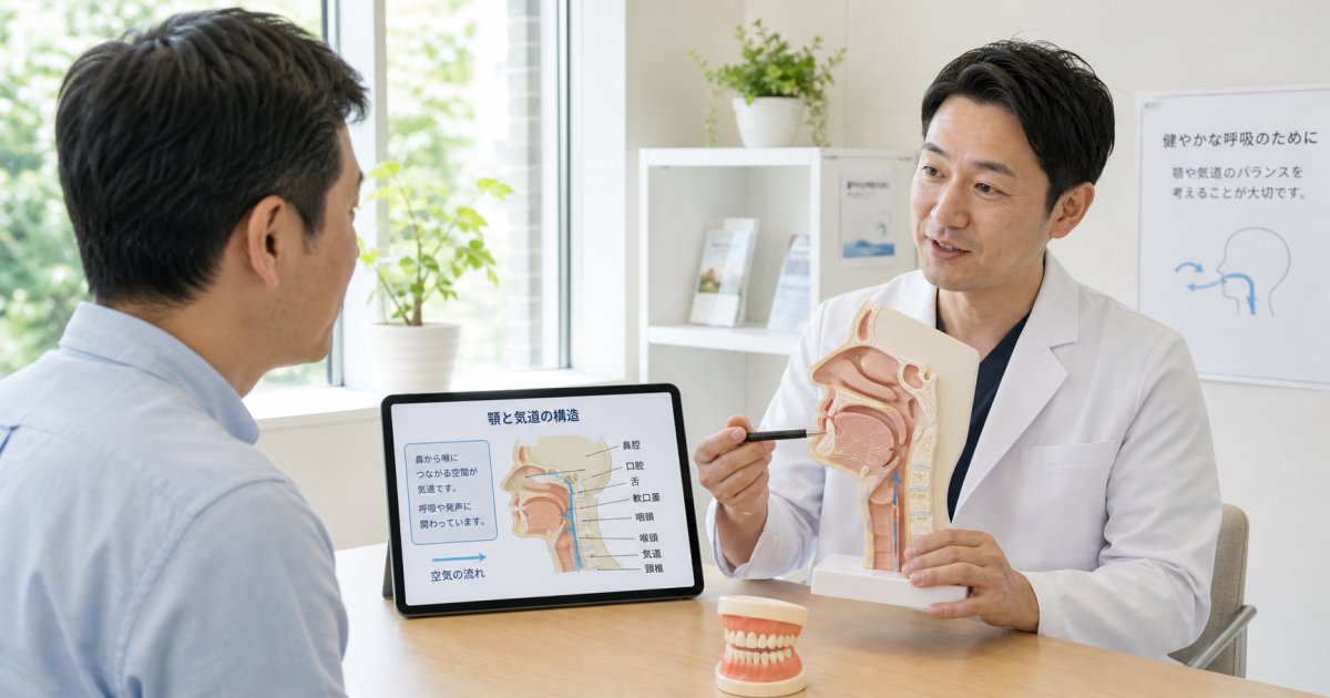 いびき・睡眠時無呼吸と歯並び・顎の深いつながり