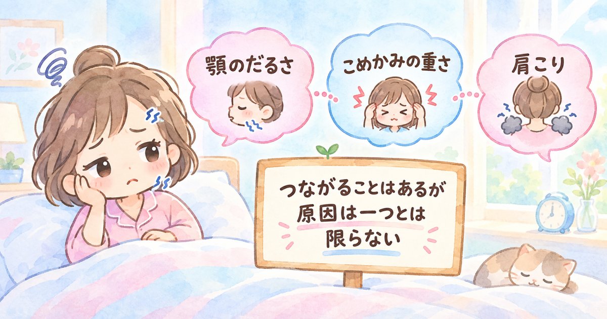 食いしばりや噛み合わせは、肩こり・頭痛に関係する？